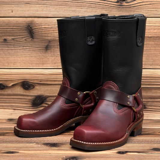 HARNESS Burgundy Domain x  Black Tie Domain  11"Height #700 Vibram〈7E〉