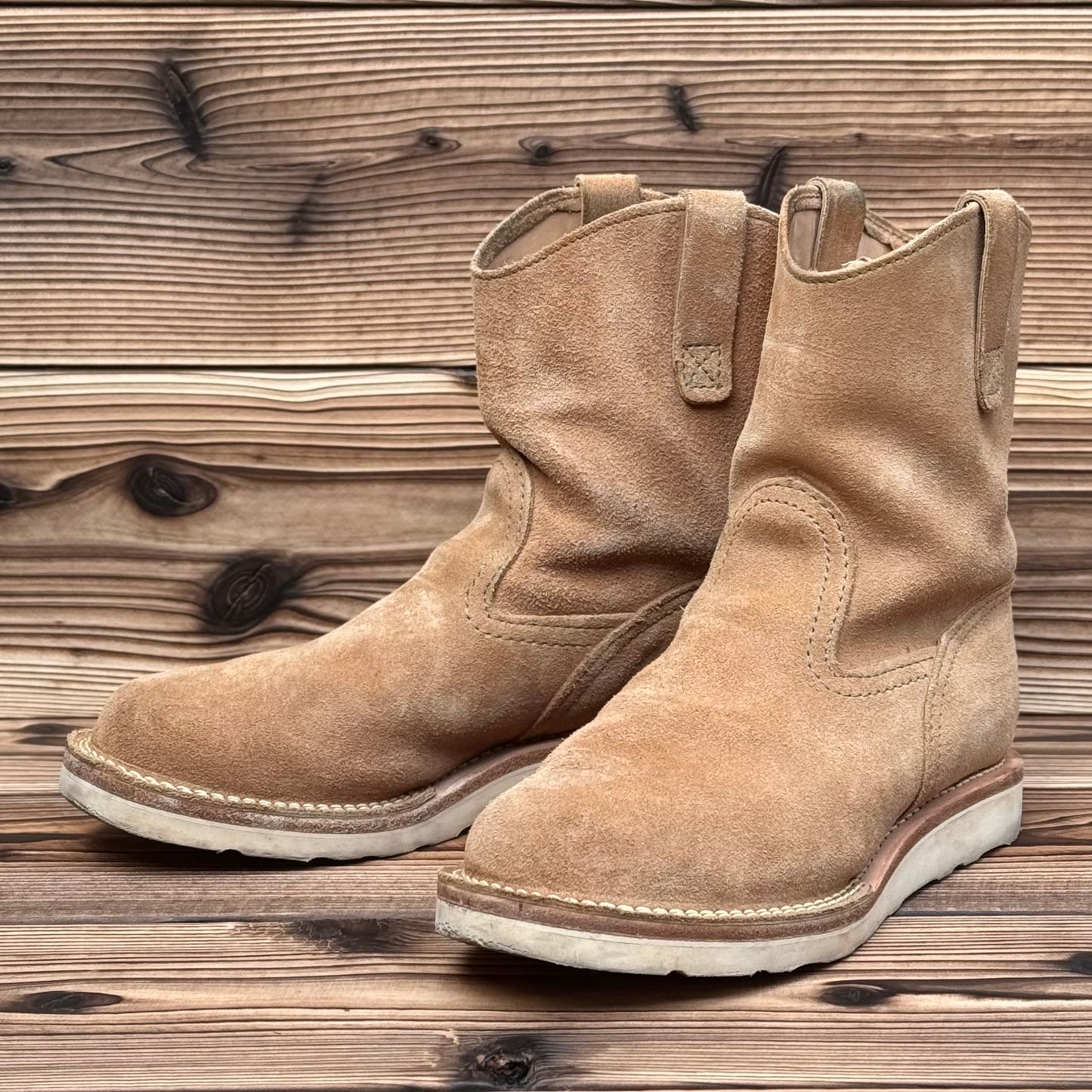 MORRISON Roughout Burlap 9"Height #4014 Vibram Natural 〈9 1/2E〉