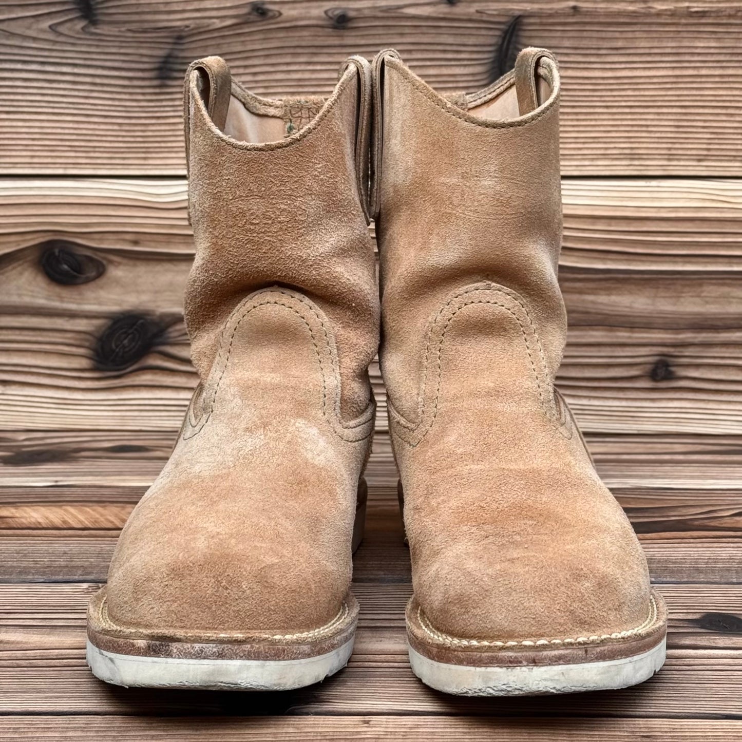 MORRISON Roughout Burlap 9"Height #4014 Vibram Natural 〈9 1/2E〉