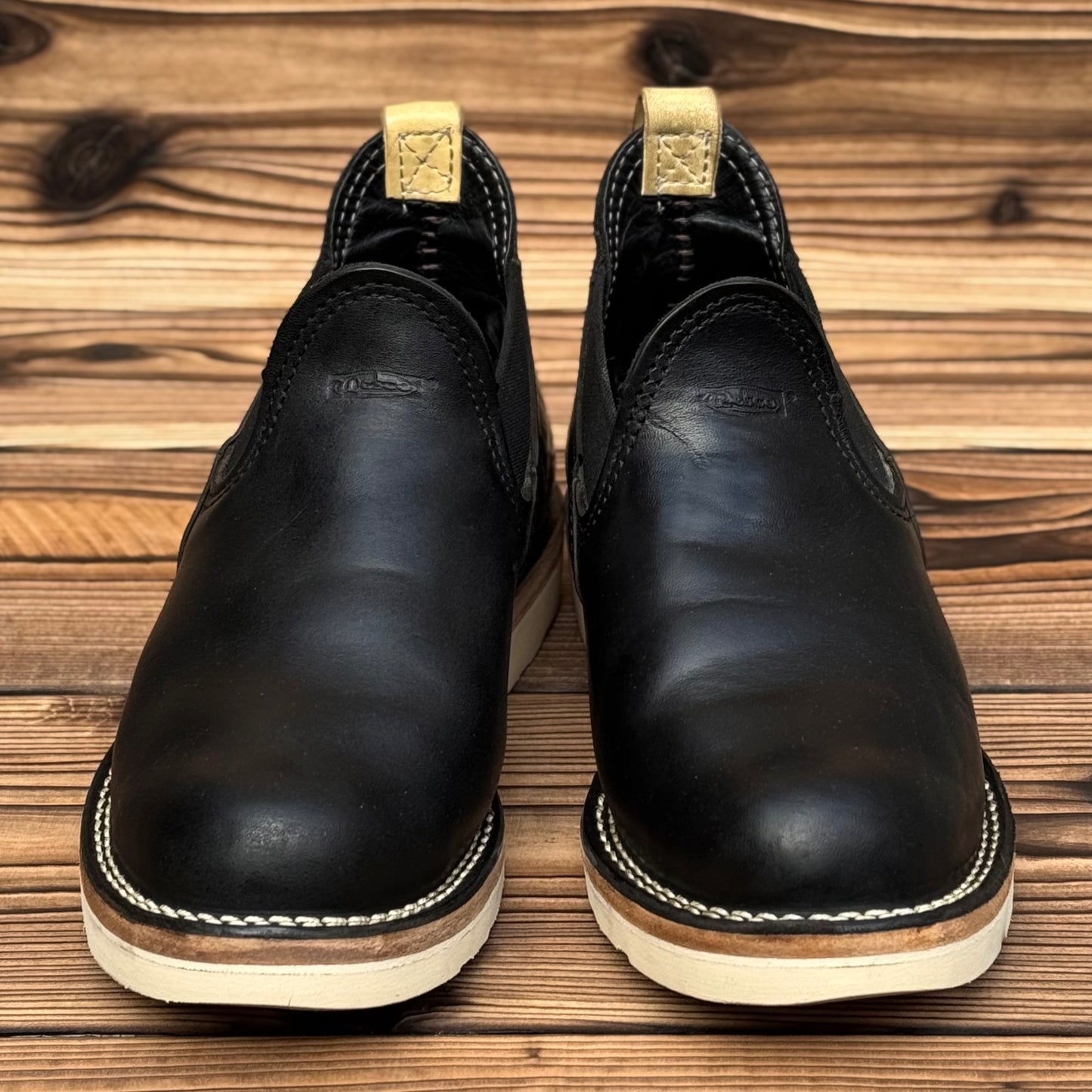 ROMEO Black Horsehide #4014 Vibram Natural〈7E〉