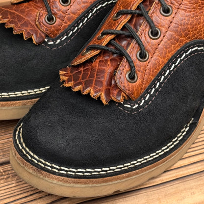 JOBMASTER Roughout Black x Brown Bison 8"Height Raptor Camel〈7D〉