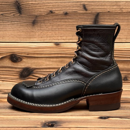 JOBMASTER KING Black Nautilus x Horsehide 8"Height #705 Vibram〈9E〉