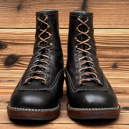 JOBMASTER KING Black Nautilus x Horsehide 8"Height #705 Vibram〈9E〉