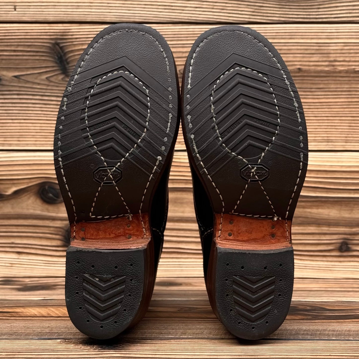 JOBMASTER KING Black Nautilus x Horsehide 8"Height #705 Vibram〈9E〉