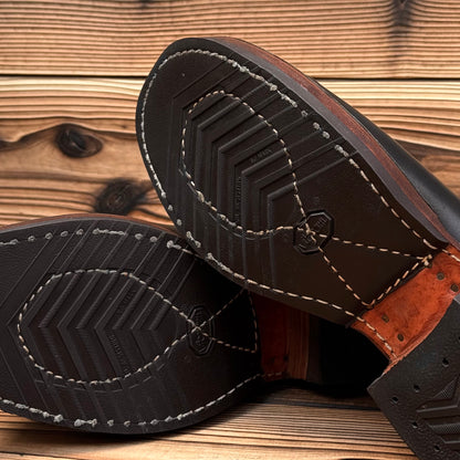 JOBMASTER KING Black Nautilus x Horsehide 8"Height #705 Vibram〈9E〉