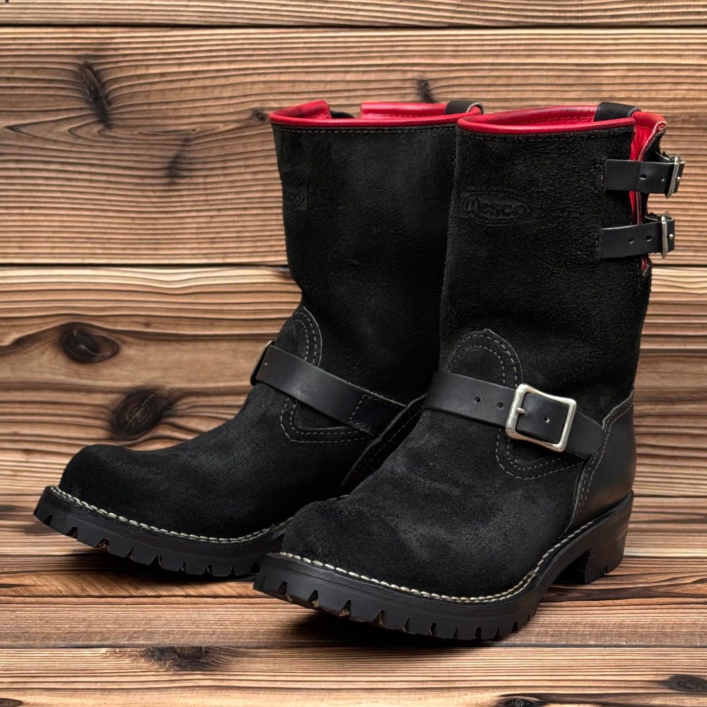 BOSS Roughout Black x Black 9"Height #100 Vibram〈9D〉