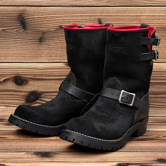 BOSS Roughout Black x Black 9"Height #100 Vibram〈9D〉