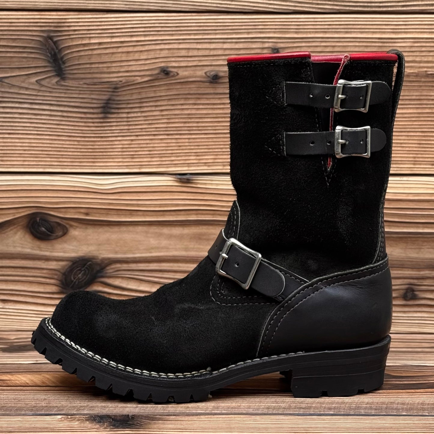 BOSS Roughout Black x Black 9"Height #100 Vibram〈9D〉