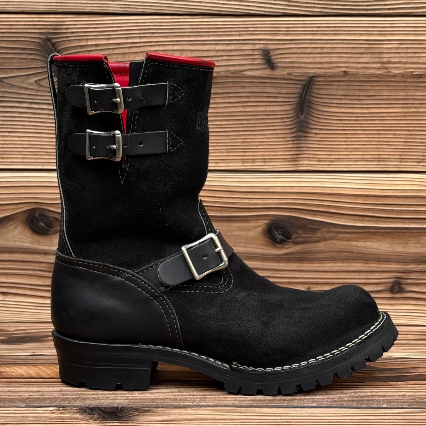 BOSS Roughout Black x Black 9"Height #100 Vibram〈9D〉