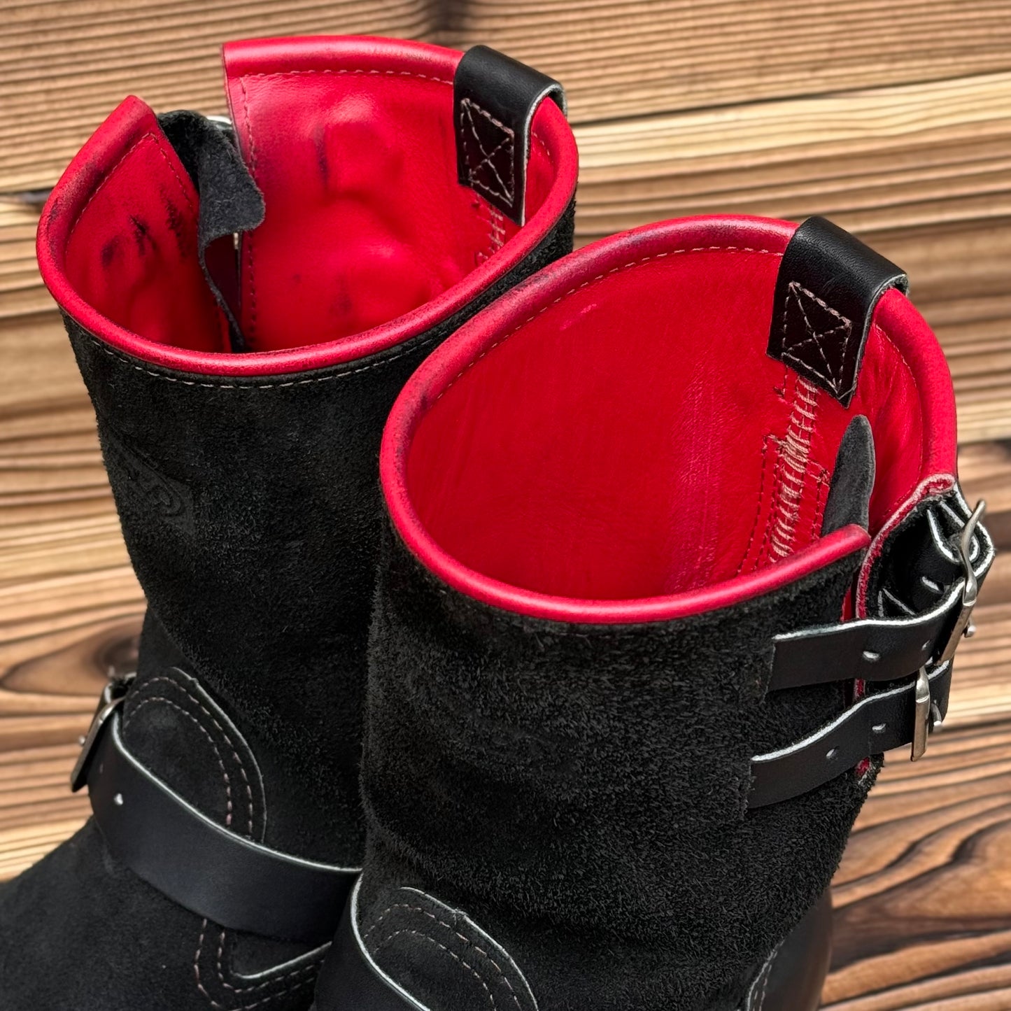 BOSS Roughout Black x Black 9"Height #100 Vibram〈9D〉