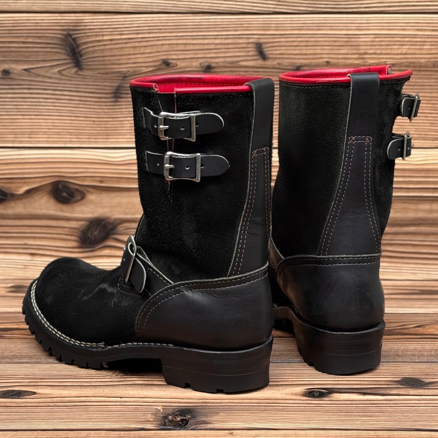 BOSS Roughout Black x Black 9"Height #100 Vibram〈9D〉