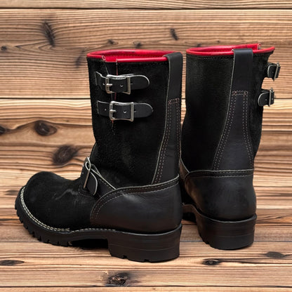 BOSS Roughout Black x Black 9"Height #100 Vibram〈9D〉