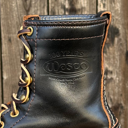 JOBMASTER Horween Black Horsehide 8" #100 Vibram 〈7 1/2E〉