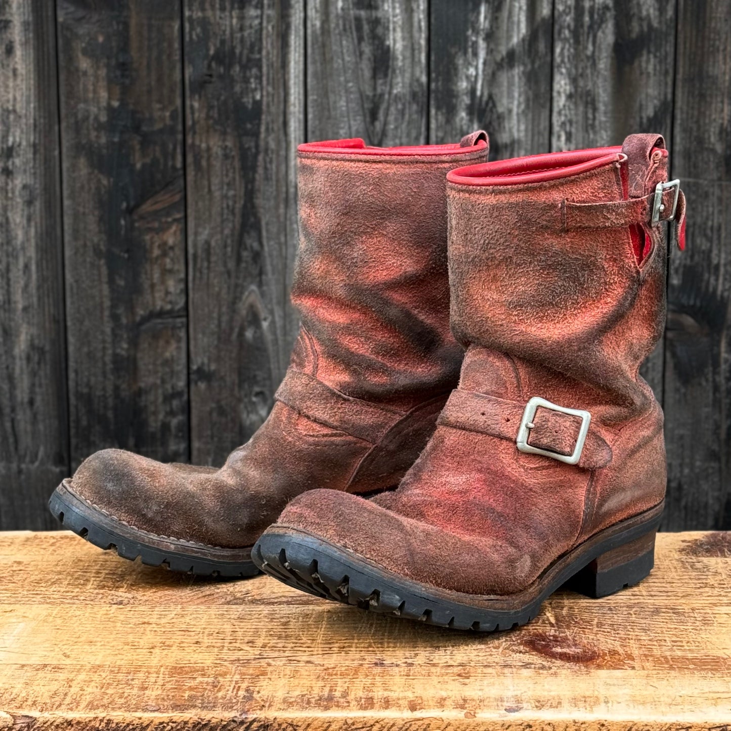 BOSS Roughout Red 9"Height #100 Vibram 〈9 1/2D〉