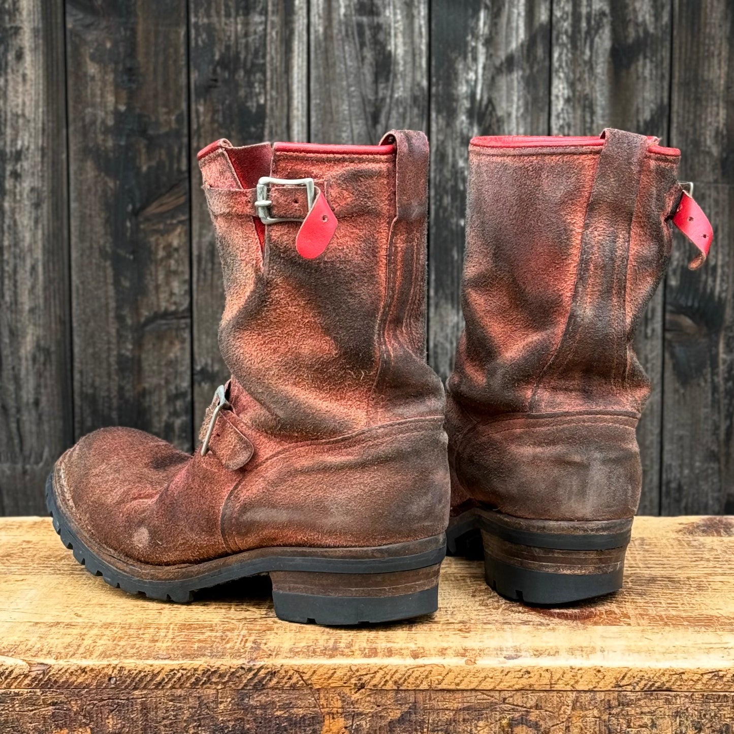 BOSS Roughout Red 9"Height #100 Vibram 〈9 1/2D〉