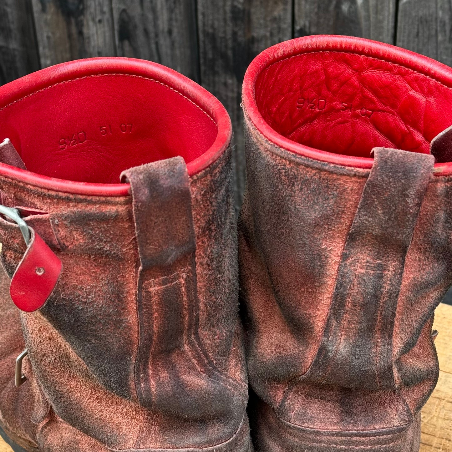 BOSS Roughout Red 9"Height #100 Vibram 〈9 1/2D〉