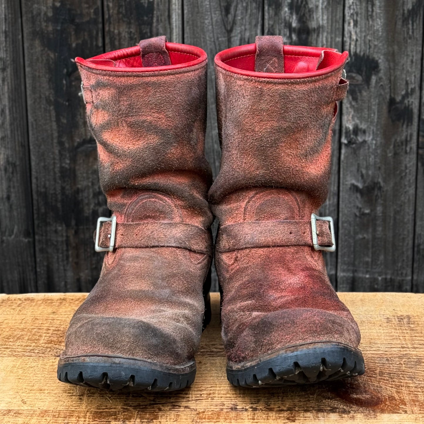 BOSS Roughout Red 9"Height #100 Vibram 〈9 1/2D〉