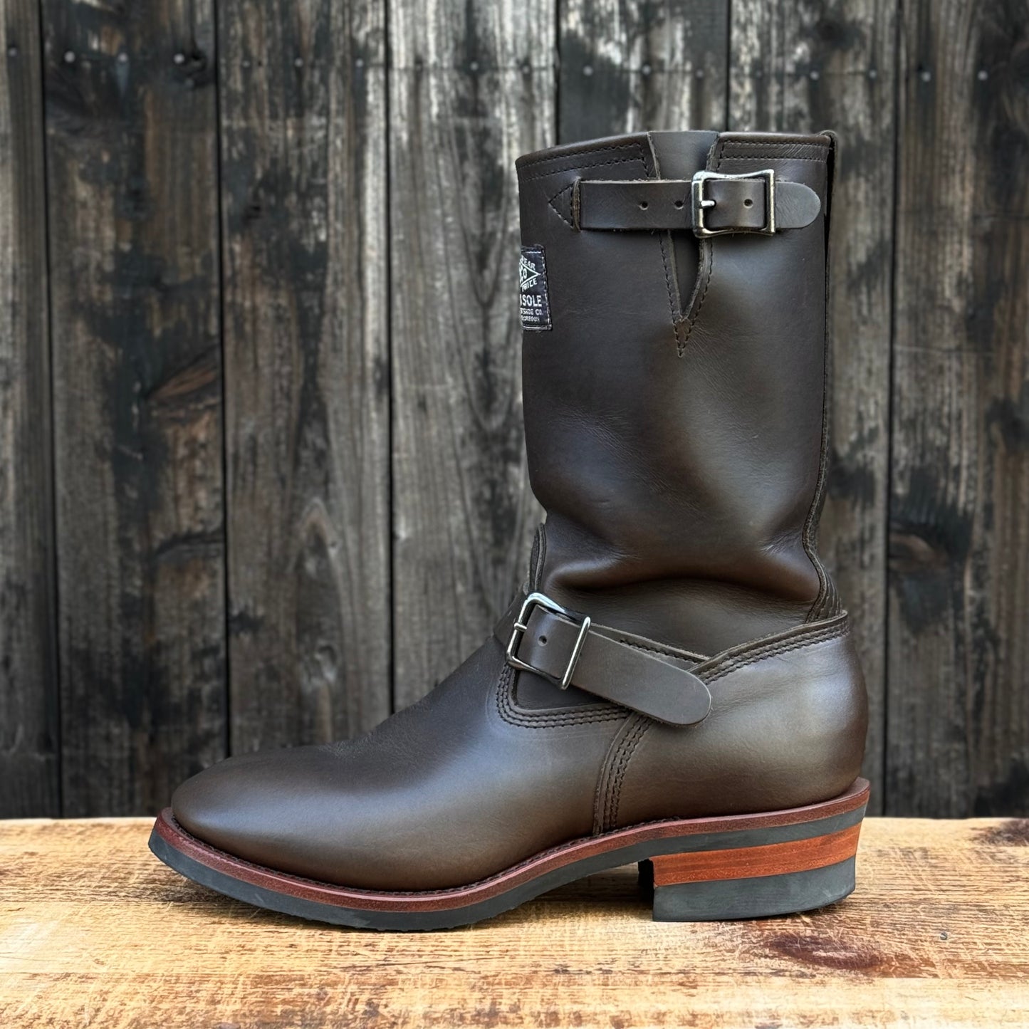 "1939's" Charcoal Domane Leather - USA Limited Edition 10"Height #700 Vibram Black 〈8 1/2D〉