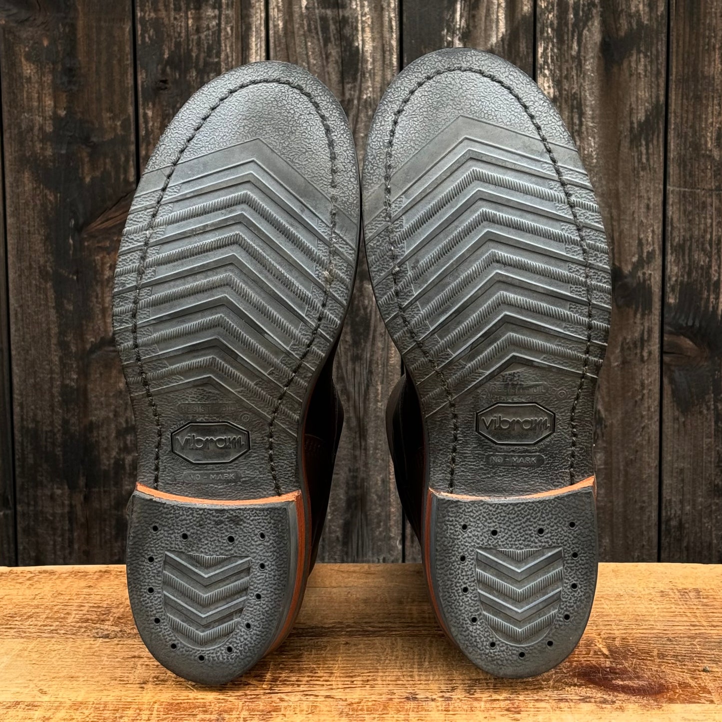 "1939's" Charcoal Domane Leather - USA Limited Edition 10"Height #700 Vibram Black 〈8 1/2D〉