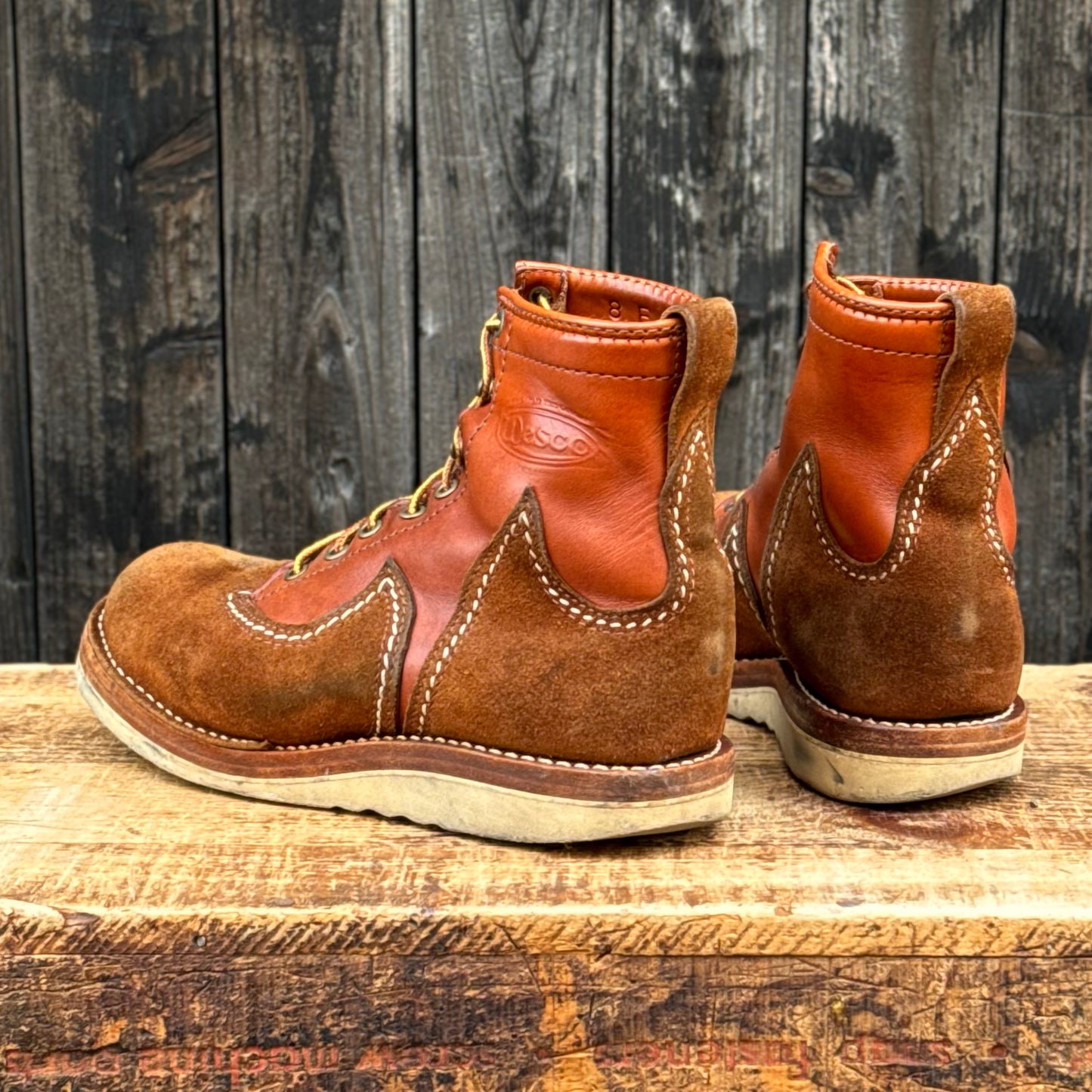 PHOENIX Brown Domain x Vegtan  7"Hight #1010 Vibram Natural 〈8E〉