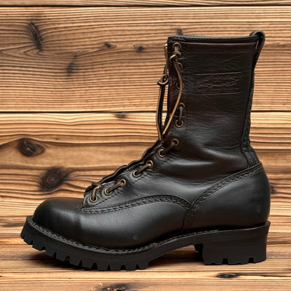 DIRTMASTER Black Nautilus x U.S.Horsehide 10"Height #100 Vibram〈8E〉