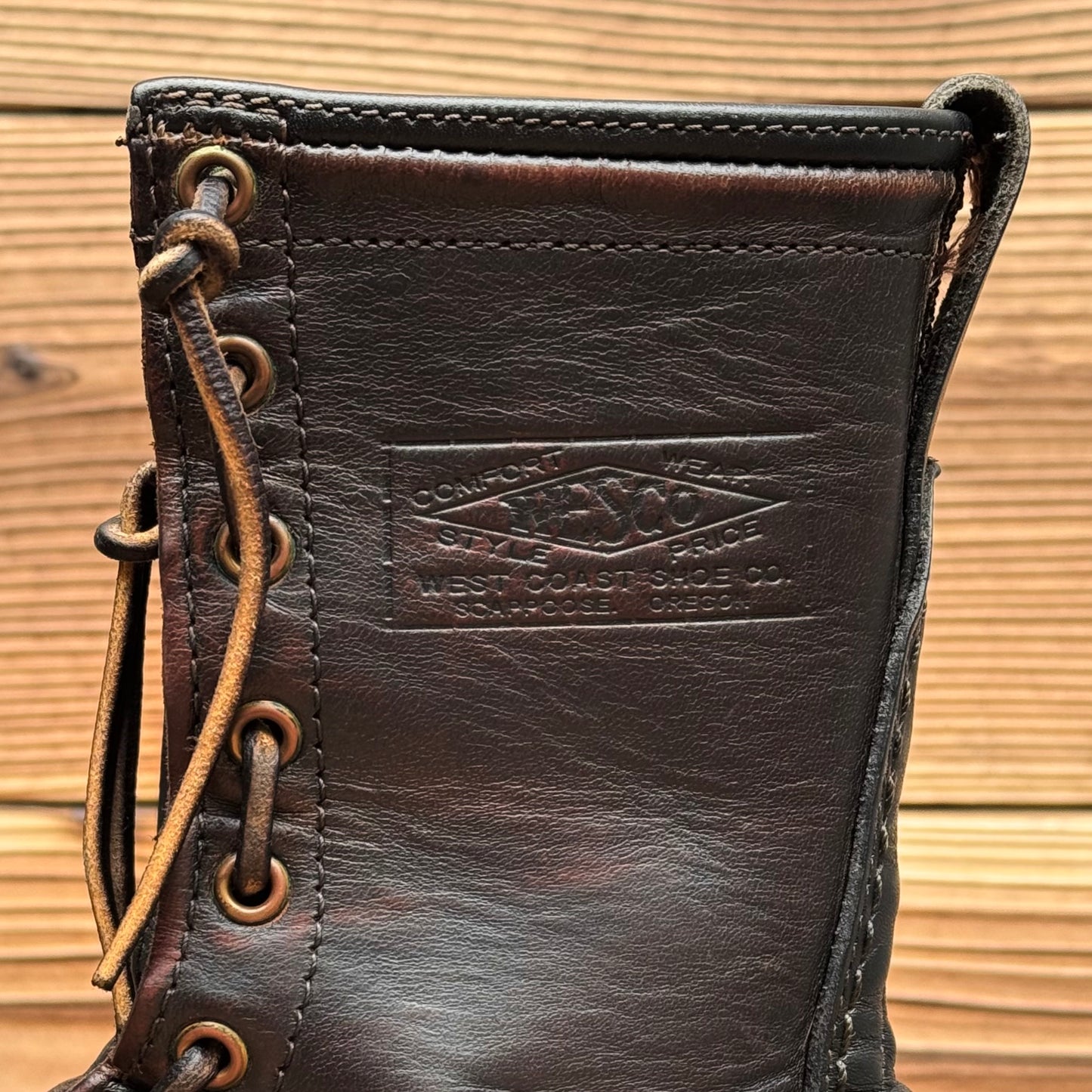 DIRTMASTER Black Nautilus x U.S.Horsehide 10"Height #100 Vibram〈8E〉