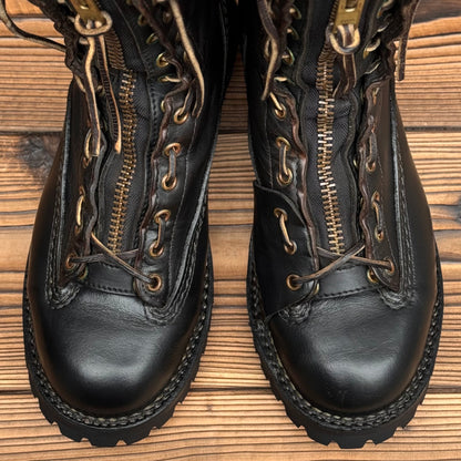 DIRTMASTER Black Nautilus x U.S.Horsehide 10"Height #100 Vibram〈8E〉