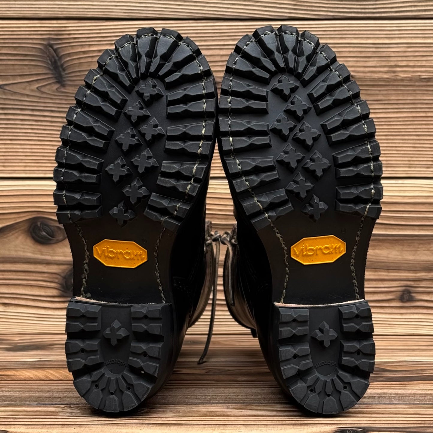 DIRTMASTER Black Nautilus x U.S.Horsehide 10"Height #100 Vibram〈8E〉