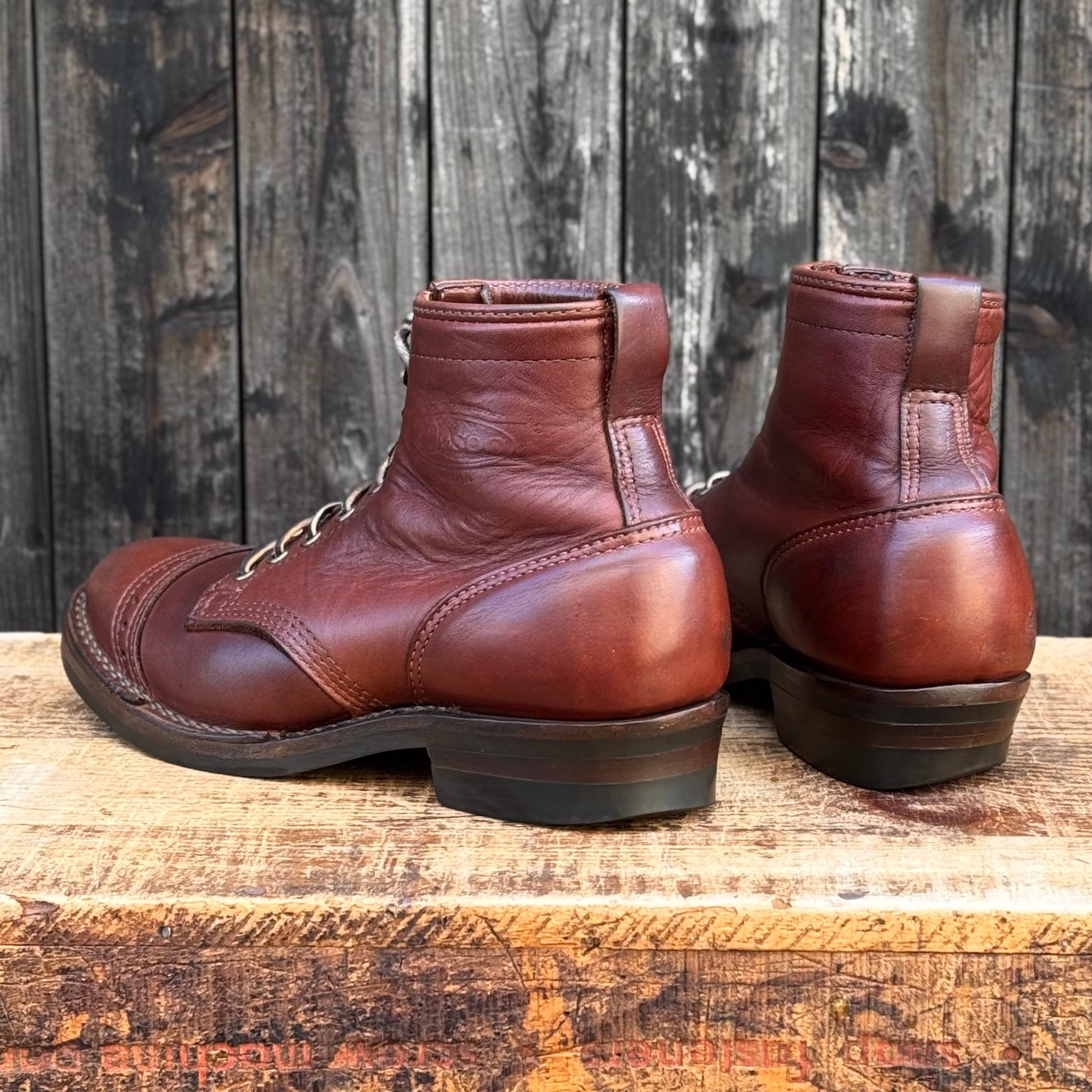 HENDRIK Brown 7"Height #430 Vibram 〈8D〉