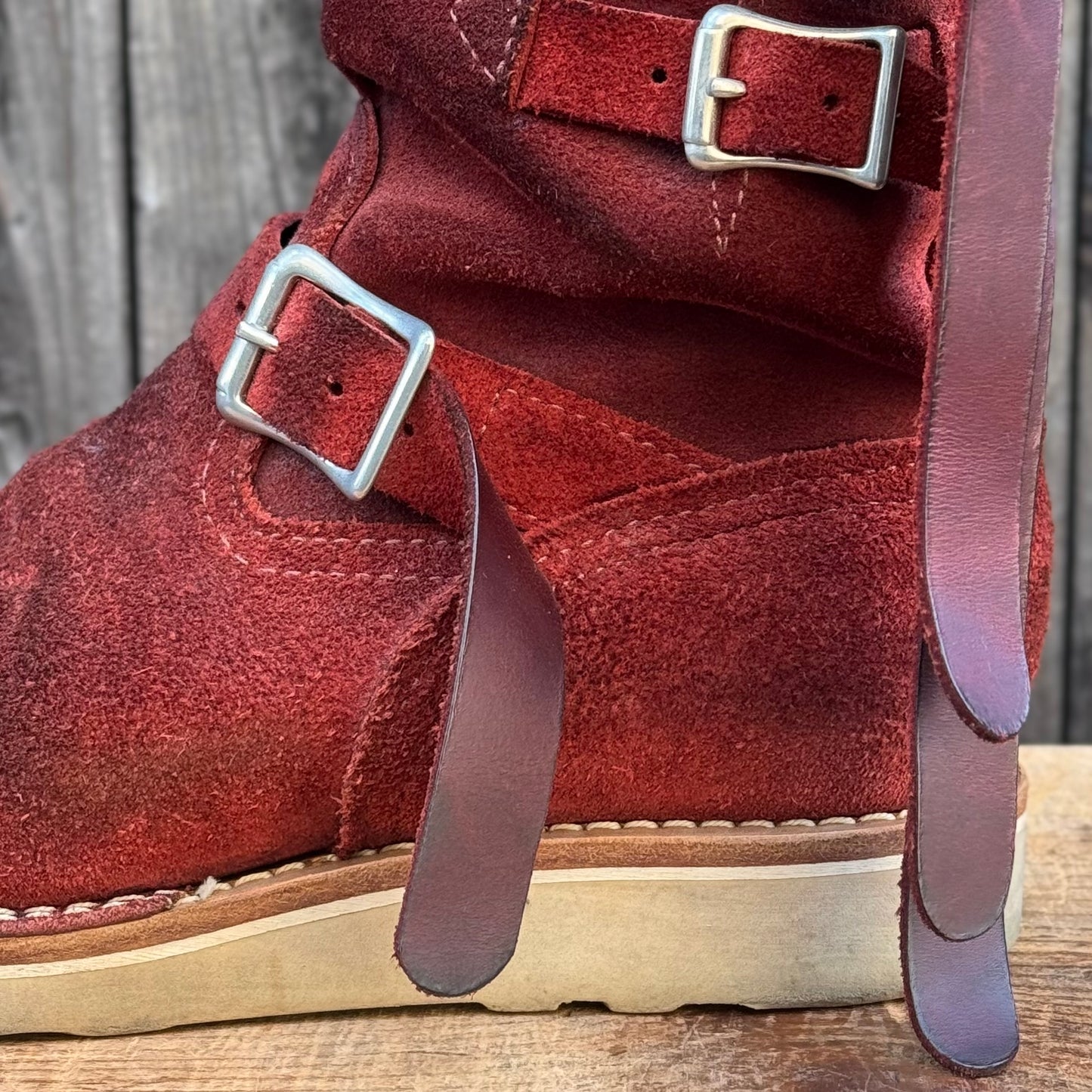 BOSS Roughout Burgundy 9"Height Raptor Sole Malt 〈8 1/2E〉