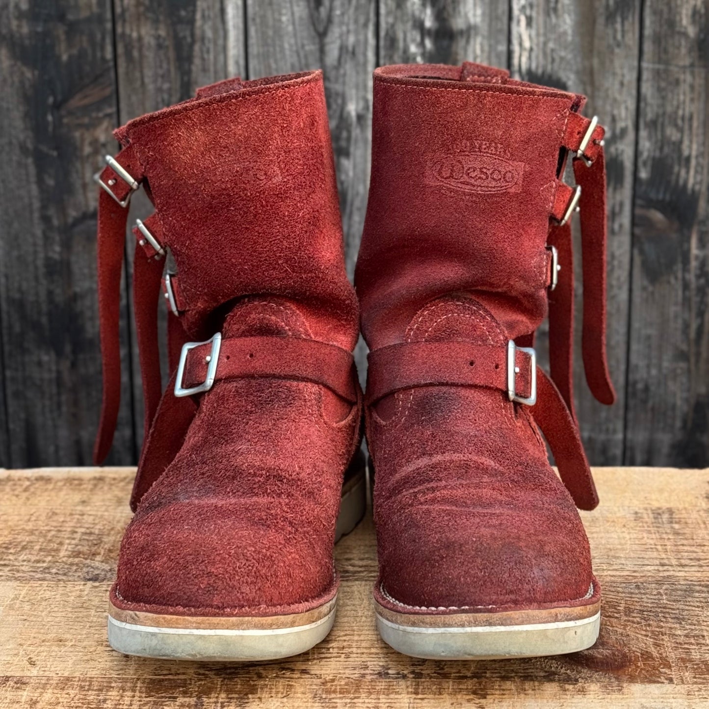 BOSS Roughout Burgundy 9"Height Raptor Sole Malt 〈8 1/2E〉