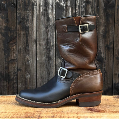 Horsehide Narrow Wesco Engineer Boots 10"Height #700 Vibram Sole 〈8D〉