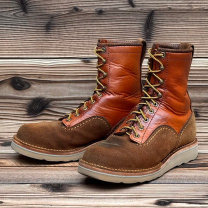 JOBMASTER Roughout Brown Domain x Vegetable Tanned 8"Height Raptor Camel〈6 1/2D〉