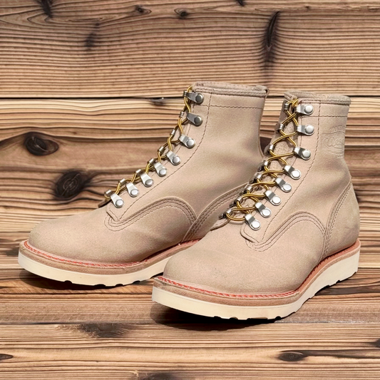 ZIGZAG Burlap Waxed 7"Height #4014 Vibram Natural〈7 1/2E〉