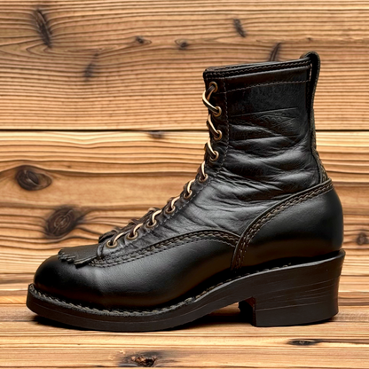 DIRTMASTER Black Nautilus x U.S.Horsehide 8"Height #700 Vibram〈7E〉