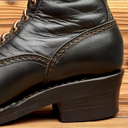 DIRTMASTER Black Nautilus x U.S.Horsehide 8"Height #700 Vibram〈7E〉
