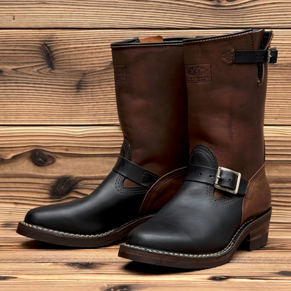 Horsehide Narrow WescoEngineer Boots 10"Height #700 Vibram Sole〈7E〉