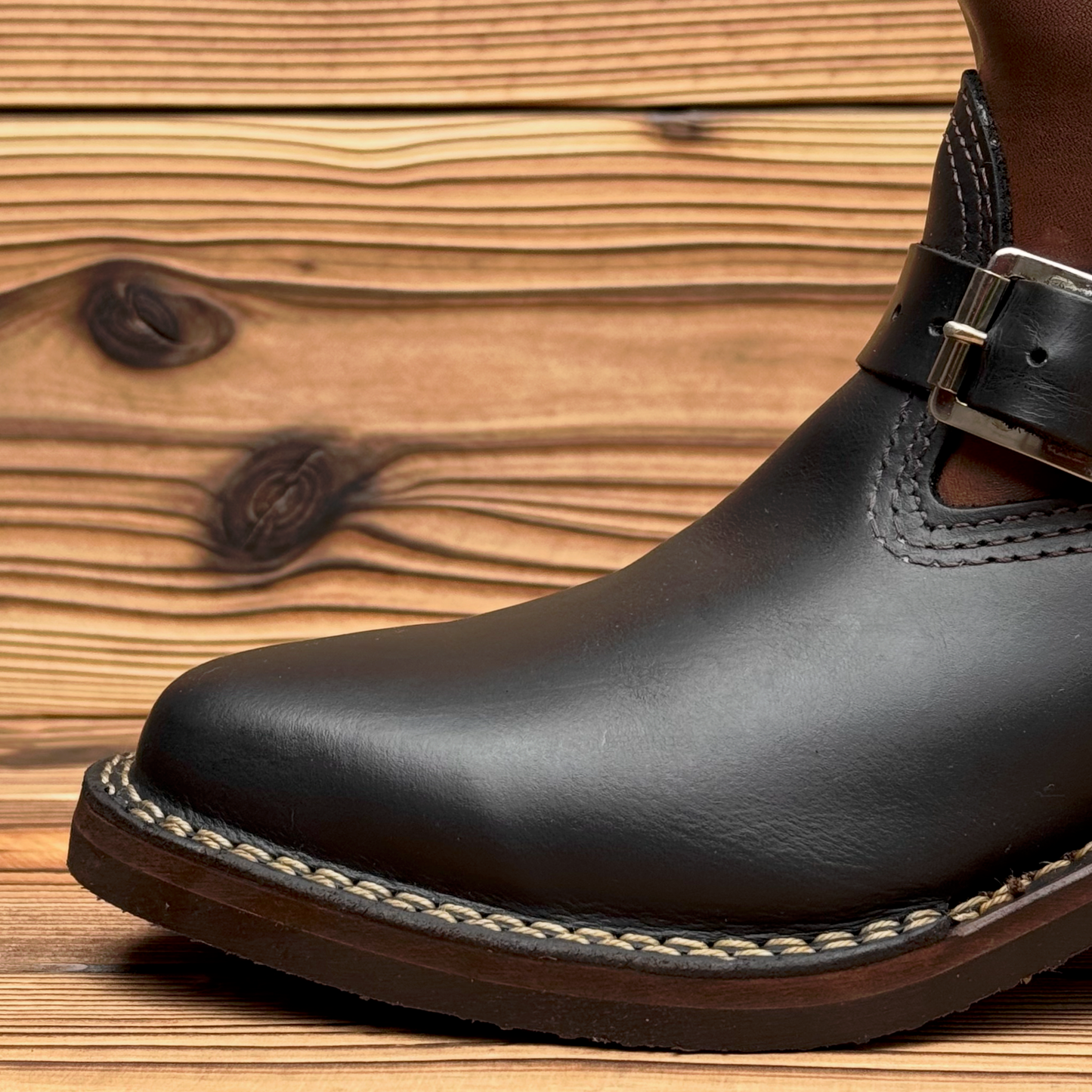 Horsehide Narrow WescoEngineer Boots 10"Height #700 Vibram Sole〈7E〉