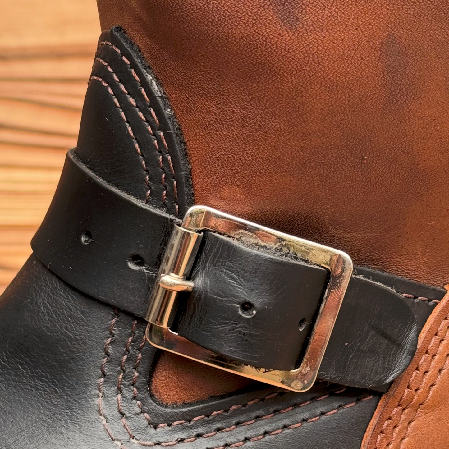 Horsehide Narrow WescoEngineer Boots 10"Height #700 Vibram Sole〈7E〉