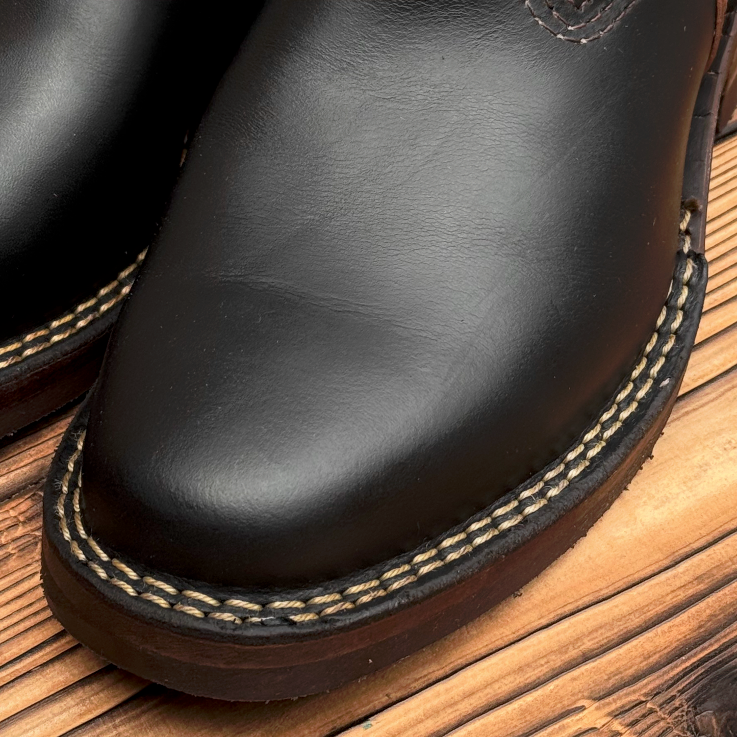 Horsehide Narrow WescoEngineer Boots 10"Height #700 Vibram Sole〈7E〉