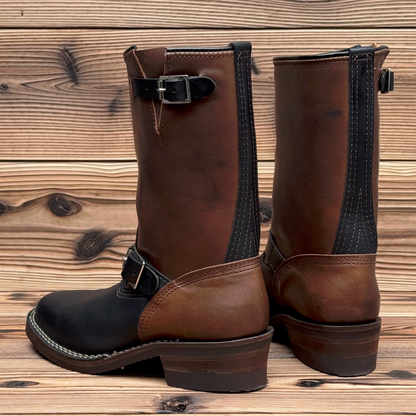 Horsehide Narrow WescoEngineer Boots 10"Height #700 Vibram Sole〈7E〉