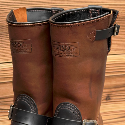 Horsehide Narrow WescoEngineer Boots 10"Height #700 Vibram Sole〈7E〉