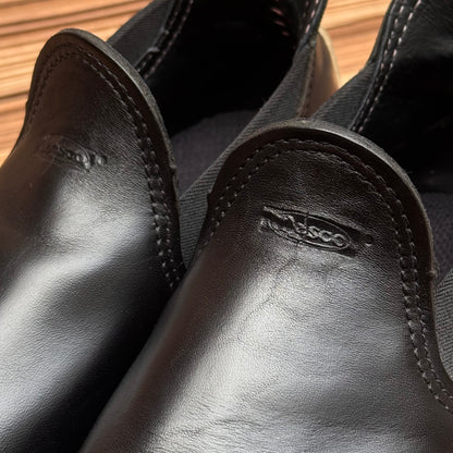 ROMEO Black Horsehide #4014 Vibram Natural〈7 1/2E〉
