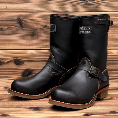 1939's Horween Black Horsehide 10"Height Super-Grip Half-Sole Green〈9 1/2EE〉