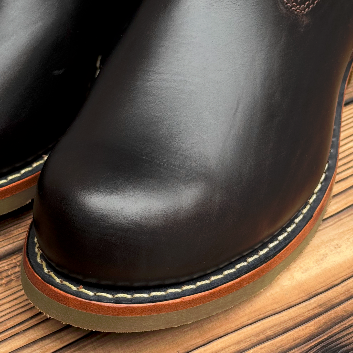 1939's Horween Black Horsehide 10"Height Super-Grip Half-Sole Green〈9 1/2EE〉