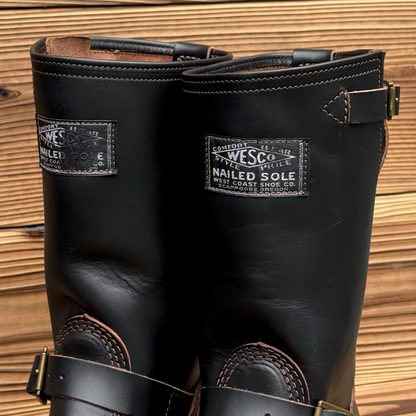 1939's Horween Black Horsehide 10"Height Super-Grip Half-Sole Green〈9 1/2EE〉