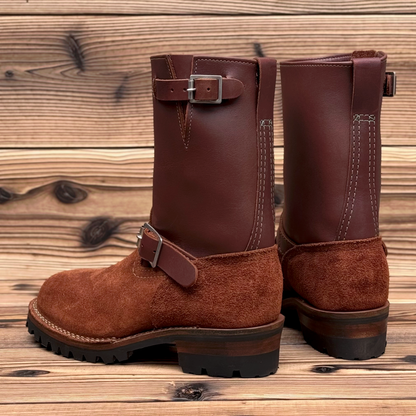BOSS Roughout Brown 9"Height #100 Vibram〈6 1/2D〉