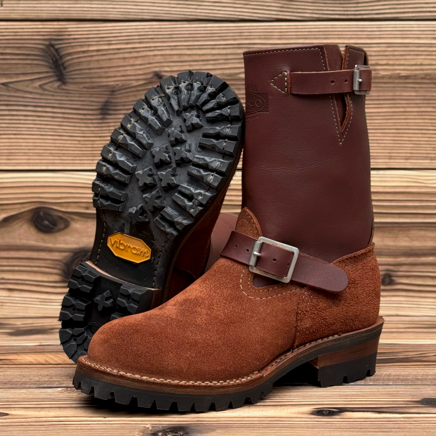 BOSS Roughout Brown 9"Height #100 Vibram〈6 1/2D〉