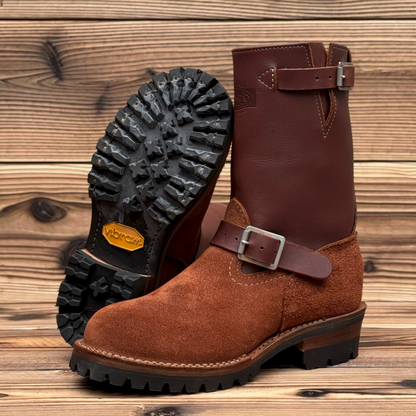 BOSS Roughout Brown 9"Height #100 Vibram〈6 1/2D〉