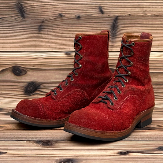 JOBMASTER Roughout Burgundy 8"Height #430 Vibram〈8E〉